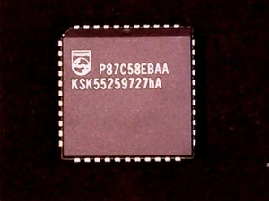 P87C58EBAA - Philips Microcontroller, 8-Bit 32k 80C51 (PLCC-44) GENUINE - Imagen 1 de 1