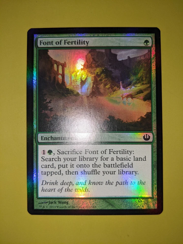 FOIL Font of Fertility x1 Journey into Nyx 1x MTG Magic the Gathering - Image 1 of 1