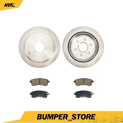 Rear Disc Brake Rotors and Ceramic Pads For INFINITI QX80 2014-2019 QX56 - Изображение 1 из 4