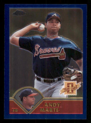 2003 Topps Chrome #208 Andy Marte FY RC - Image 1 of 2