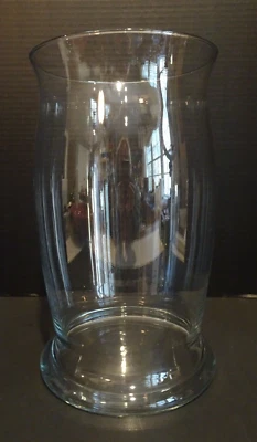 Прозрачный стеклянный дисплей цилиндр с нижней террариум ураган ваза свеча свадьбы 13» - Изображение 1 из 4