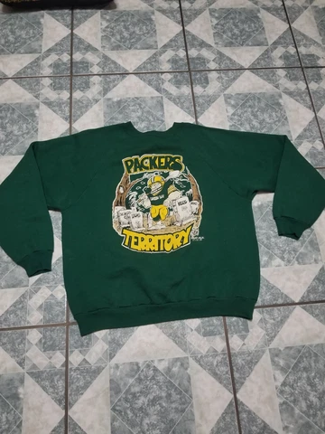 Hanes Activewear Green Bay Packers Vintage Sweater Adult XL Cover