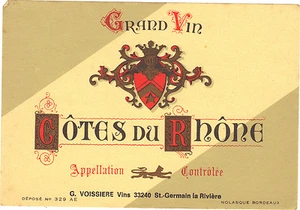 Etiqueta De Vino - COTE DU RHONE (Ref. 16) - Picture 1 of 1