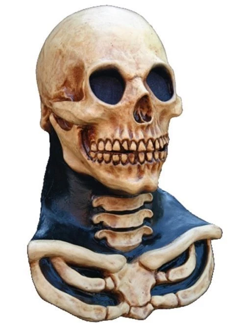 MASK & CHEST COVER IVORY/BLACK SKULL - Image 1 of 1