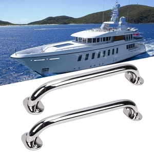 2PCS Boat Grab Handles 12 Inch Heavy Duty Polished Stainless Steel Boat Grab HLF - Picture 1 of 12