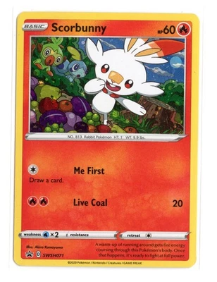 Scorbunny - SWSH071 Promo Holo SWSH: Sword & Shield Promo Cards Pokemon TCG - Image 1 of 2