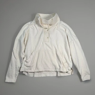 Suéter Pullover Rei Cooperativo Wallace Lake Polar Mujer Talla XL Beige Cáñamo Algodón Foto 1 de 4