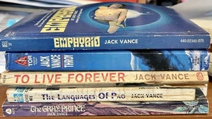 Jack Vance Vintage Sci-Fi Paperback Books Lot of 5 (LOT E) - Picture 1 of 1