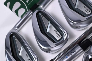 Ping G730 Irons / 5-PW+GW / Blue Dot / X-Flex Dynamic Gold Mid X100 115 Shafts - Picture 1 of 7