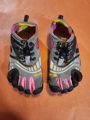 Zapato para mujer Vibram FiveFingers KMD LS W3753 gris negro rosa talla 7,5-8  Foto 1 de 4