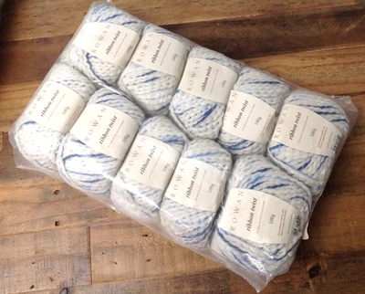 Rowan Ribbon Twist Wool Blend Shade #115 Color "Beach" Yarn 10 Skeins - Image 1 of 4