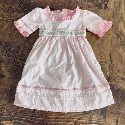 American Girl Doll Caroline Abbott Meet Dress Pink 1812 Historical Retired - Image 1 of 4
