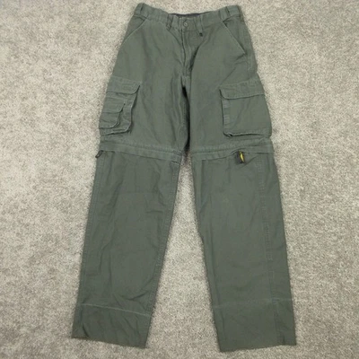 Pantalones Boy Scouts Of America Niños 12 Verde Convertible Uniforme Pantalón Senderismo Campamento Foto 1 de 4