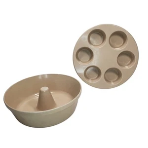 Anchor Hocking Microware PM459-TI Microwave Cupcake Pan Vtg Cookware - Picture 1 of 11