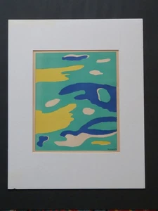 Fernand Léger"Verve nr.1  Kubistisch "Die 4 Elemente" Lithographie von 1937 - Bild 1 von 4