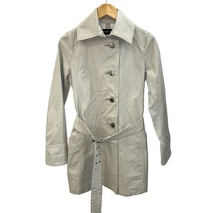 Trench coat Patrizia Pepe para mujer 40 IT beige cuello manga larga con boton... - Imagen 1 de 4