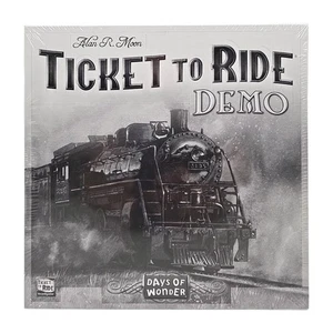 Ticket To Ride Demo Boardgame Alan R Moon Days of Wonder -NEW FACTORY SEALED BOX - Picture 1 of 1