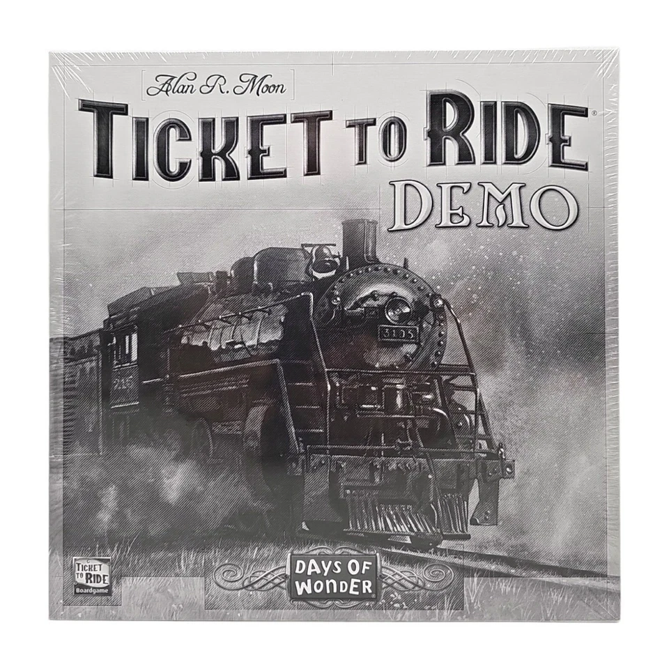 Ticket To Ride Demo Boardgame Alan R Moon Days of Wonder -NEW FACTORY SEALED BOX - Image 1 of 1