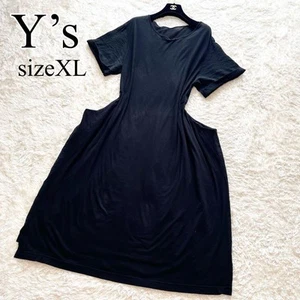 Talla Grande Y'S Yohji Yamamoto Cachemira Mezcla Vestido Largo Cambiante We ' Ll - Imagen 1 de 9