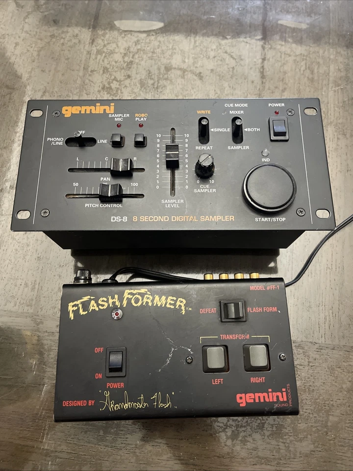 GEMINI 8-Second DIGITAL SAMPLER DS-8 & Gemini Flash Former Storage Unit Find - Image 1 of 4
