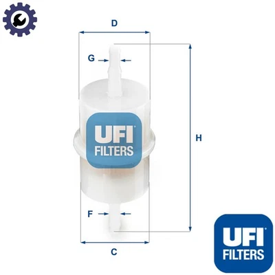 FUEL FILTER 31.001.00 FOR ALFA ROMEO 33/Sportwagon ALFASUD/Sprint/Giardinetta Foto 1 de 4