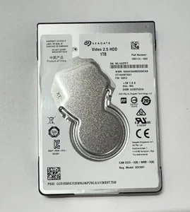 Seagate Video 1TB 2.5” HDD - SDC001 (ST1000VT001) - Picture 1 of 1