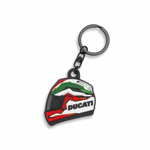 Portachiavi Originale Ducati Flag Green/White/Red 987713754 - Picture 1 of 1