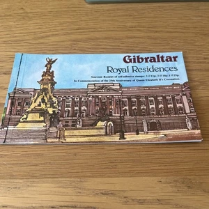 GIBRALTAR - 1978 ROYAL RESIDENCES SOUVENIR BOOKLET. FINE MNH - Picture 1 of 4