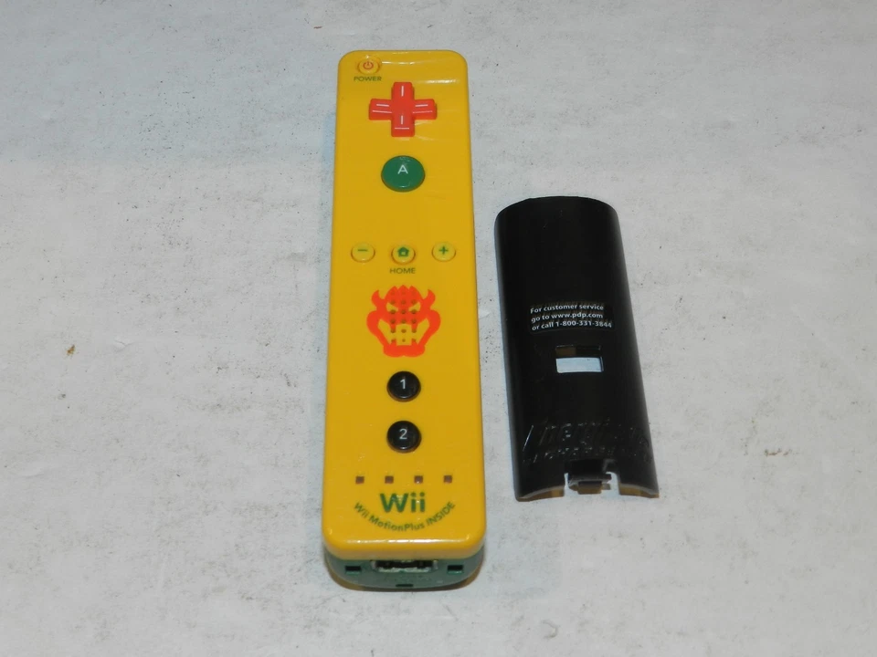 Bowser Edition Motion Plus Controller Remote Nintendo Wii / U) OEM Tested - Image 1 of 2