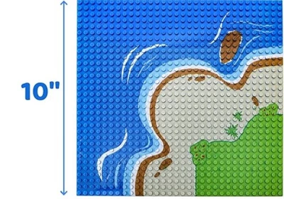 Placa base 32x32 tacos - Ocean Island River Beach - Compatible con Lego Foto 1 de 3