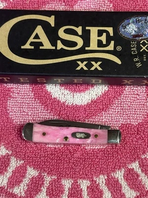 Case Bubba Gum Pink Bone Tiny Trapper (61154W) Knife - Image 1 of 4