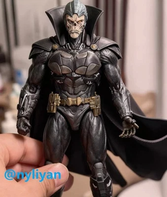 1/12 Male Helmet Skeleton Man Head Sculpt Carved Model For 6''Action Figure - Image 1 of 3