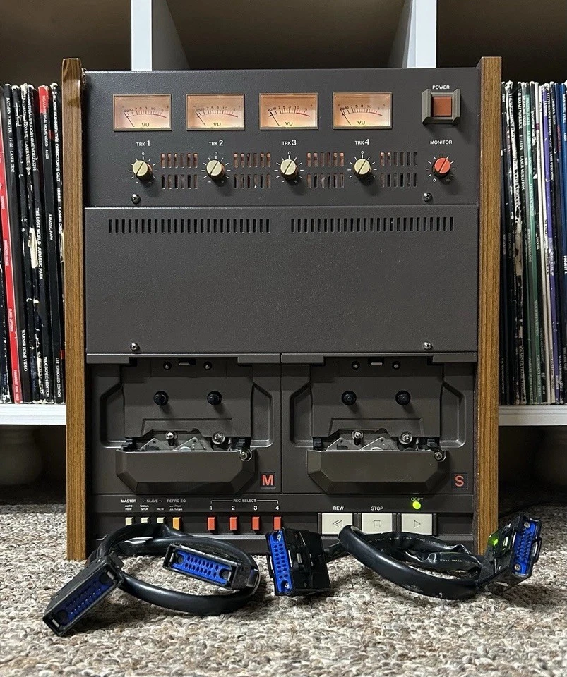Tascam T-2640/MS Cassette Duplicator w/ Transfer Cables Japan PARTS/REPAIR READ - Image 1 of 4