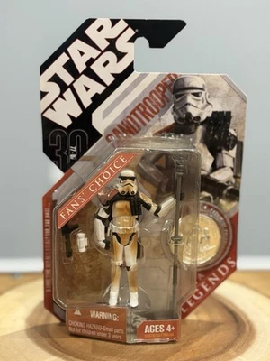 Figura de acción sucia gris sargento Sandtrooper 30 aniversario de Star Wars nueva en caja Foto 1 de 4