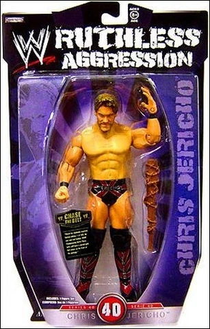 Chris Jericho WWE Ruthless Aggression Figure Series 40 Mattel NIB Wrestling NIP Cover