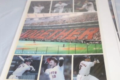 Tarjeta de béisbol de los gigantes de béisbol de Japón juntos 8 x 10 coleccionistas  Foto 1 de 3
