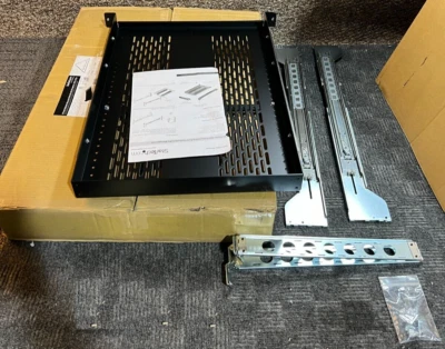 StarTech.com 2U Vented Sliding Server Rack Shelf UNISLDSHF192 - 50 lbs - Image 1 of 4