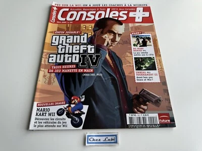 Magazine - Consoles+ Plus - 192 - 2008 - GTA IV, Mario Kart Wii, Bully, Persona… - Photo 1/4