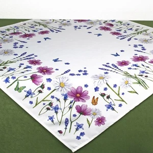 Tischdecke Topper "Blumen" bedruckt 07913-100 - Bild 1 von 1