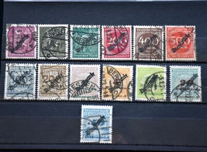 DEUTSCHES REICH Dienst Michel Nr. 75-88 gestempelt meist BPP geprüft 1.300 Euro - Bild 1 von 2