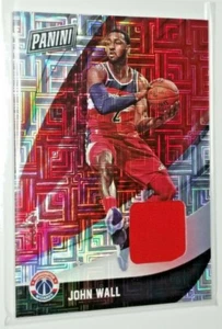 John Wall 2018 Panini Black Friday Red Jersey Relic 23/25 Eschler Squares card - Picture 1 of 3