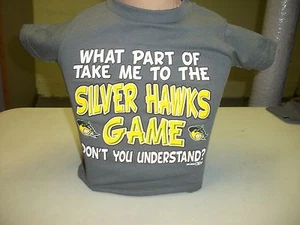 SOUTH BEND SILVER HAWKS TODDLER T-SHIRT - 2T - GREY - Picture 1 of 2