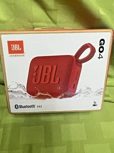 NUEVO JBL Go 4 Altavoz Portátil Inalámbrico A Prueba de Agua y Polvo Bluetooth V 5.3 Rojo - Imagen 1 de 12