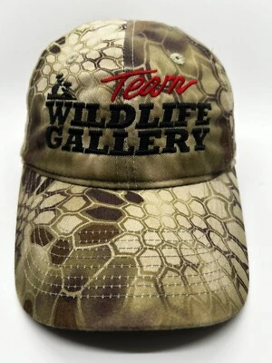 Team Wildlife Gallery Cap Hat Adult Adjustable Q3 Kryptek Camo Cotton - Image 1 of 4