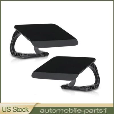 Par de cubiertas de boquilla de lavado de faros izquierda y derecha para Mercedes-Benz E550 E350 2009-2013 Foto 1 de 4