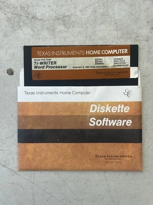 TI-Writer Word Processor Model PHD 5089 by Texas Instruments ~ 5.25" disk ~ 1982 - Image 1 of 4