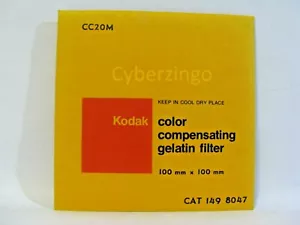 Filtro Kodak CC20M 1498047 compensazione colore 100mm x 100mm USATO - Foto 1 di 6