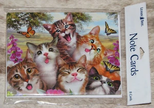 LEANIN TREE Laughing Comical Cats Selfie #35736~8 Notecards~Howard Robinson - Picture 1 of 2