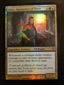 Edric, maître espion de Trest PREMIUM / FOIL - English Spymaster of  - Magic Mtg - Picture 1 of 1