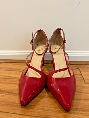 Zigi by Florsheim Brand New Red Patent Leather Shoes Size 40 - image 1 of 4